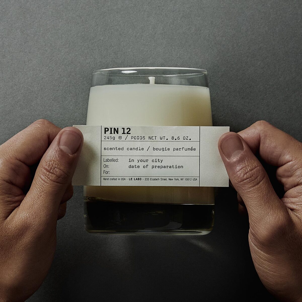 Le Labo Fragrances PIN 12 | classic candle