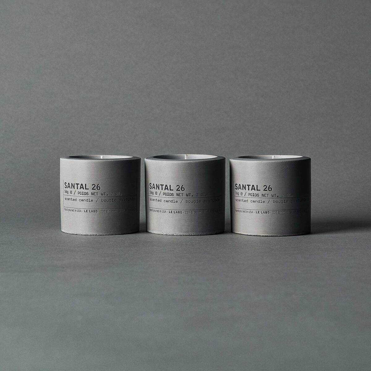 Le Labo Fragrances SANTAL 26 | concrete votives