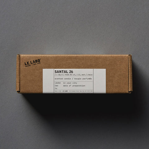 Le Labo Fragrances SANTAL 26 | concrete votives