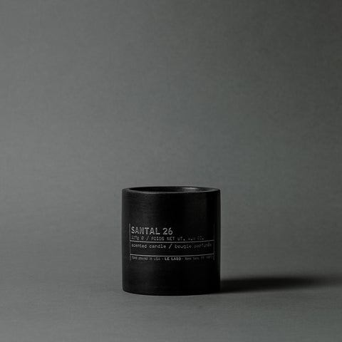 Le Labo Fragrances SANTAL 26 | medium black concrete candle