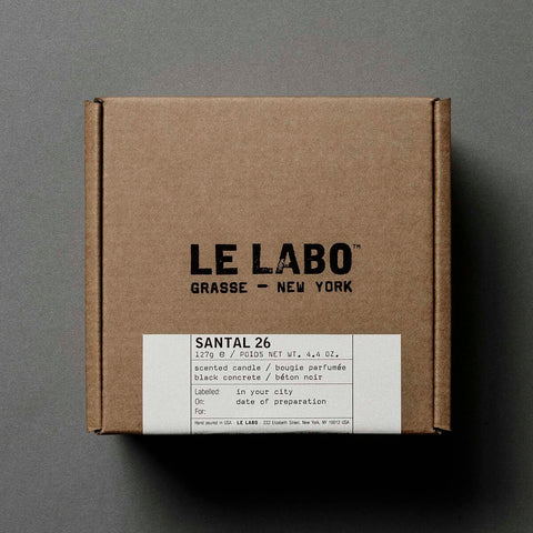 Le Labo Fragrances SANTAL 26 | medium black concrete candle