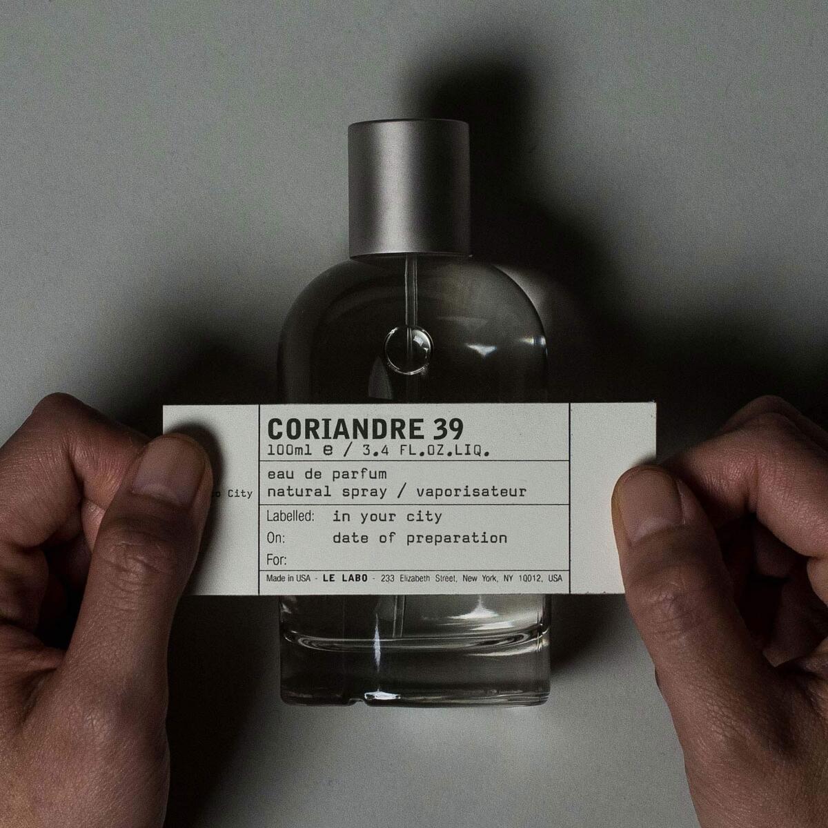 Le Labo Fragrances CORIANDRE 39 | eau de parfum refill