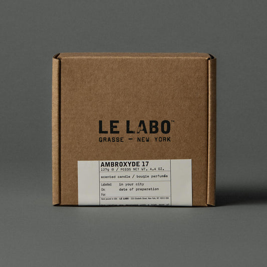 Le Labo Fragrances AMBROXYDE 17 | medium concrete candle