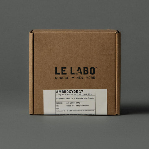 Le Labo Fragrances AMBROXYDE 17 | medium concrete candle