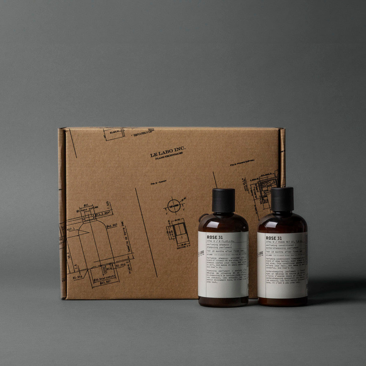 Le Labo Fragrances ROSE 31 HAIR CARE GIFT SET | perfuming shampoo & conditioner