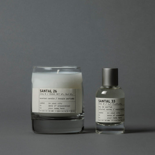 Le Labo Fragrances SANTAL 33 & SANTAL 26 SET | eau de parfum & classic candle