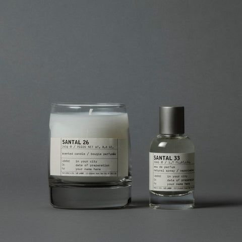 Le Labo Fragrances SANTAL 33 & SANTAL 26 SET | eau de parfum & classic candle